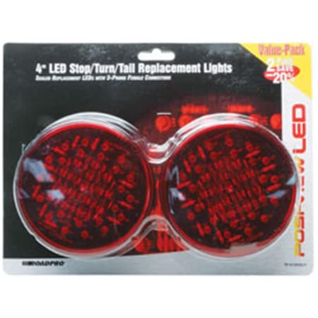 Roadpro RP-5570R40L-2 Red 4led Sealed Stp - Tail - Trn Lt. RO85349